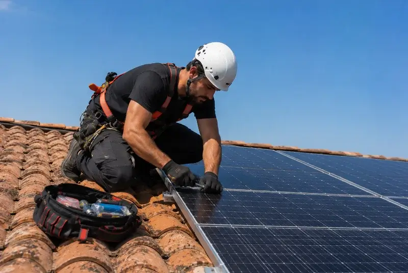 Maintenance et monitoring de panneaux solaires à Wambrechies