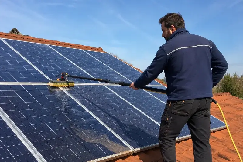 Nettoyage et entretien de panneaux solaires à Wambrechies