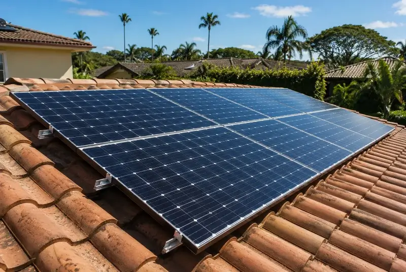 Installation de panneaux solaires à Wambrechies